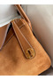 Hermes Lindy 30 Handmade Bag In Gold Doblis Suede Calfskin Replica