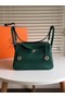 Hermes Lindy Original Togo Leather Bag 5086 Green Replica