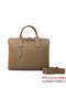 Hermes Mens Briefcase Calf Leather H1289A Khaki Replica
