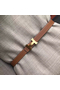 Hermes Mini Constance 24mm Reversible Belt Black/Gold Replica