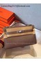 Hermes MINI Kelly 22cm Tote Bag Calfskin Leather K22 Grey Replica