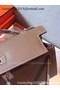 Hermes MINI Kelly 22cm Tote Bag Calfskin Leather K22 Grey Replica