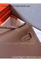 Hermes MINI Kelly 22cm Tote Bag Calfskin Leather K22 Grey Replica