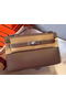 Hermes MINI Kelly 22cm Tote Bag Calfskin Leather K22 Grey Replica
