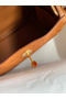 Hermes Mini Lindy Handmade Bag In Gold Ostrich Leather Replica