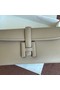 Hermes Original jige swift Leather Clutch 37088 light gray Replica