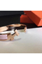 Hermes Pink Enamel Clic H PM Bracelet Replica