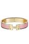 Hermes Pink Enamel Clic H PM Bracelet Replica