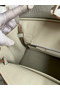 Hermes Touch Birkin 25 Bag in Pearl Grey Togo and Matte Alligator Leather Replica