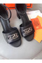 Hermes Viaggio 60MM Sandals In Black Leather Replica