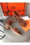 Hermes Viaggio 60MM Sandals In Brown Leather Replica