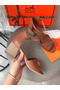 Hermes Viaggio 60MM Sandals In Brown Leather Replica