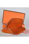 Hermes Zipper Cards Wallet Togo Leather A908 Orange Replica