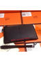 Hermes Zipper Wallet Grainy Leather HA309 Black Replica