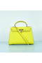 Hot Style Hermes Kelly 32cm Bags Yellow Calf Leather Gold Replica