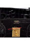 Hermes Birkin 35CM Tote Bag Black Iridescent Croco Leather Gold Replica