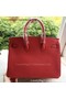 Hermes Birkin 35CM Tote Bag Red Litchi Leather BK35 Gold Replica