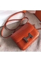 Hermes Constance 24 Handmade Bag In Orange Niloticus Crocodile Replica