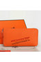Hermes Evelyn Long Zip Wallet A808 Orange Replica