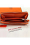 Hermes Evelyn Long Zip Wallet A808 Orange Replica