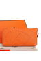 Hermes Evelyn Long Zip Wallet A808 Orange Replica