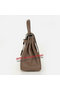 Hermes Kelly 32cm Shoulder Bag Dark Grey Original Leather K32 Gold Replica