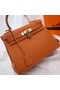 Hermes Kelly Shoulder Bag Original TOGO Leather KY3255 orange Replica
