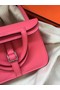 Hermes Original Halzan mini bag H069523 rose azalee Replica