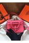 Hermes Original Halzan mini bag H069523 rose azalee Replica