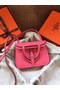 Hermes Original Halzan mini bag H069523 rose azalee Replica