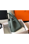 Hermes Picotin Lock 18 Bag In Vert Amande Clemence Leather Replica