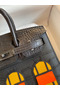 Hermes So Black Midnight Faubourg Birkin 20 Sellier Limited Edition Bag Replica