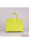 Hermes Birkin 30CM Tote Bags Lemon Clemence Leather Gold Replica