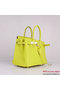 Hermes Birkin 30CM Tote Bags Lemon Clemence Leather Gold Replica