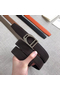 Hermes Etrier Buckle Belt & Chocolate Clemence 32 MM Strap Replica