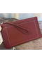 Hermes Grainy Leather Clutch H88016 Burgundy Replica