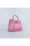 Hermes Kelly 28cm Shoulder Bags Sakura Grainy Leather Gold Replica