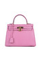 Hermes Kelly 28cm Shoulder Bags Sakura Grainy Leather Gold Replica