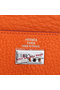 Hermes Kelly Original Leather Bi-Fold Wallet A708 Orange Replica