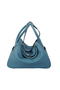 Hermes Lindy 30CM Blue Grainy Leather Havanne Shoulder Bag Replica