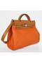 2012 Hermes HerBag 31CM Togo leather Bag H9051 Orange Camel Replica