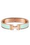 Hermes Aqua Enamel Clic H PM Bracelet Replica