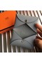 Hermes Bastia Epsom card case H0369 grey Replica