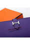 Hermes Bearn Japonaise Bi-Fold Wallet Original Leather A208 Violet Replica