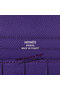 Hermes Bearn Japonaise Bi-Fold Wallet Original Leather A208 Violet Replica