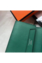 Hermes Bearn Mini Wallet In Vert Vertigo Epsom Leather Replica