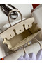 Hermes Birkin 25 Retourne Handmade Bag In Craie Epsom Calfskin Replica