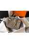 Hermes Birkin 25cm Bag In Taupe Clemence Leather GHW Replica