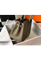 Hermes Birkin 25cm Bag In Taupe Clemence Leather GHW Replica