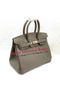 Hermes Birkin 25CM Tote Bag Original Leather H25T Grey Replica